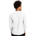 thumbnail image 2 of Hanes Mens Sport FreshIQ Cool DRI Long Sleeve Tee 2-Pack, L, White, 2 of 3