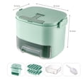thumbnail image 2 of Tray With Lid And Storage Drawer Style Portable Ice Maker For Home Camping Kitchen PET+PP Container Easy Release 52 Cubes, 2 of 5