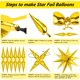 thumbnail image 5 of Star Balloons TOTAFAM Gold, 60 unidades, con forma de cono de aluminio con 12 puntas, 5 of 7