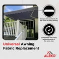 thumbnail image 4 of ALEKO 13'x10' Retractable Awning Fabric Replacement, Gray Color, 4 of 10