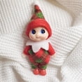 thumbnail image 1 of Mini muñecas elfo bebé de Navidad, elfos pequeños, manualidades de bondad brillante, muñecos de bebé, decoración de juguete en el estante, regalo para niña y niño, 1 of 5