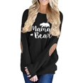 thumbnail image 1 of Hauts Mama Bear pour Femmes Manches Longues Chandail Décontracté Chandails en Molleton, 1 of 4