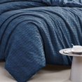 thumbnail image 4 of Southshore Fine Living, Inc. Clipped Jacquard Tufted Duvet Cover King Bedding Set, Bali Light Grey, 4 of 6