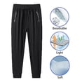 thumbnail image 2 of Comfysfit StretchActive - Women's Ultra Stretch Ice Silk Comfort Casual Pants Over 50, Lightweight Soft Lounge Pants with Elastic Waist, Comfortable Travel Pants for Everyday Wear, 2 of 6