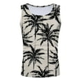 thumbnail image 4 of Tank Tops Men Vacation Beach Hawaii Digital Printed Vest Daily Loose Fit Breathable Refreshing Workout Tanks Sizes L, 4 of 5