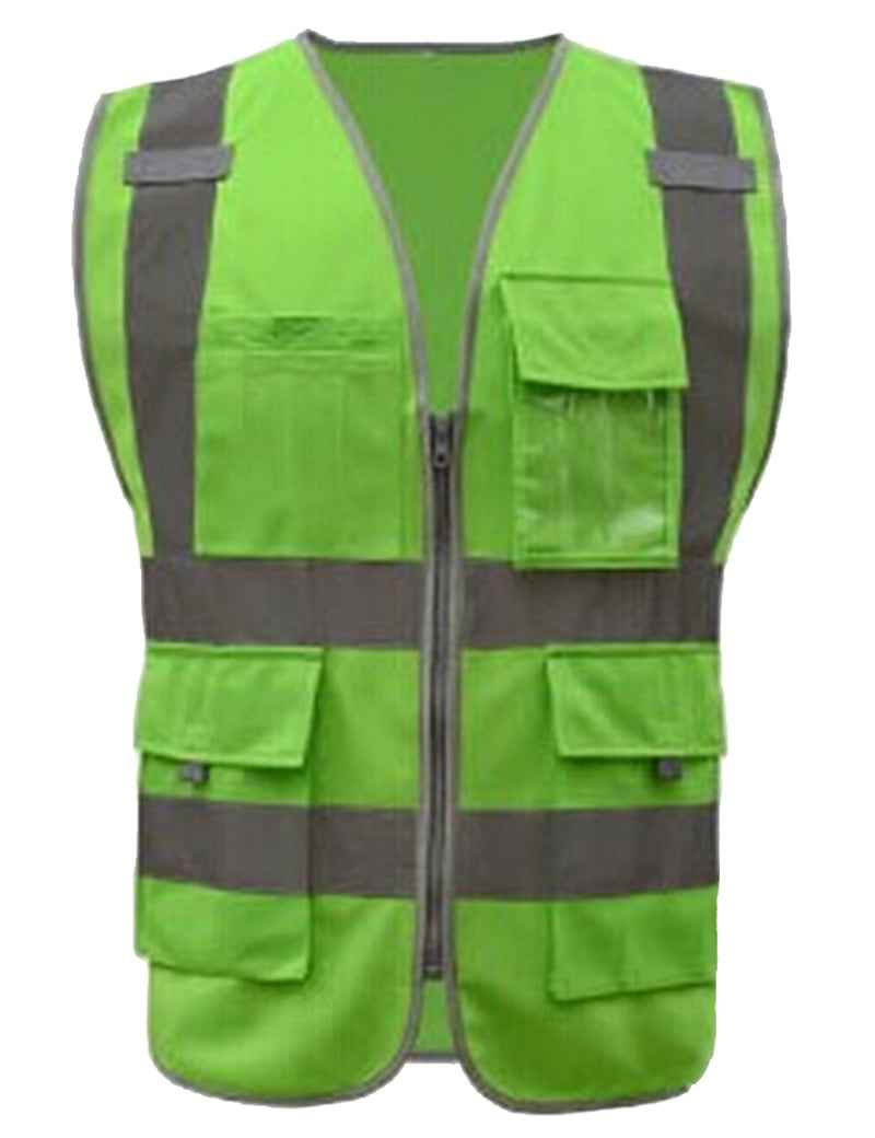 Reflective Safety Vest With Pockets Working Clothes Hi vis jacket 