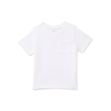 Wonder Nation Toddler Boys' Pocket Tee with Short Sleeves, Size 18M-5T