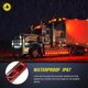 thumbnail image 4 of 2PCS 24V 3.9Inch 3 LED Truck Trailer Red Light Front Rear LED Side Marker Lights Clearance Indicator Lamp Waterproof, 4 of 4