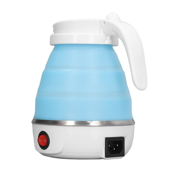Hervidor Eléctrico De Viaje Plegable, Hervidor Eléctrico Plegable De Silicona Y Acero Inoxidable, Enchufe Estadounidense De 110V Para Oficina