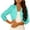 X059-Green, variant on Women's Bolero Shrug Long Sleeve Cropped Cardigan Knit Sweaters Open Front Casual Elegant Jacket for Dresses