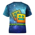 thumbnail image 5 of Geometry Dash Children's T-Shirt Short Sleeve T-Shirt Breathable Summer Tee Shirt for Boys Girls 150CM, 5 of 8