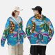 thumbnail image 4 of Balery Little Sea Turtles Sudadera ligera de manga larga con capucha y protección solar UPF 50+ para hombre y mujer, ideal para pesca y running-X-Large, 4 of 7
