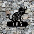 thumbnail image 1 of Xihbxyly Letrero de Número de Casa Personalizado para Amantes de Las Mascotas, de Metal Duradero y Resistente a La Oxidación, Ideal para Decoración Del Hogar y El Jardín, Ideal para Inauguraciones y, 1 of 7