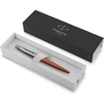 thumbnail image 1 of Bolígrafo Parker Jotter Core Naranja Acero Inoxidable Terminado En Cromo Tinta Azul Punto Mediano Parker Unisex, 1 of 4