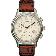 Men's Brown Leather Chronograph Watch