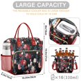 thumbnail image 5 of Pioneer Flower Floral Print Pattern Womens Lunch Box for Work,Insulated Large Lunch Bag for Tween and Teen,Loncheras Para Mujer,Leakproof Adult Lunch Bag for Work,Beach,Travel,Picnic,Camping, 5 of 7