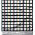 thumbnail image 1 of Soimoi Velvet Fabric Geometric Check Printed Craft Fabric by The Yard 58 Inch Wide, 1 of 3