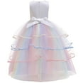 thumbnail image 3 of Princess Unicorn Dress Up for Little Girls Birthday Dresses Party Costumes, 3 of 6