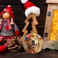 thumbnail image 6 of Portrait of Happy Smiling Golden Retriever Dog With A Colorful Flower - Christmas Ornament Xmas Keepsake Ceramic Ornaments Holiday Decorations for Tree Christmas Gift Ideas 2.95in, 6 of 6