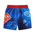 thumbnail image 3 of Warner Bros. Superman UPF 50+ Swim Trunks Shorts Bathing Suit (Boys), Sizes 4-12, 3 of 7