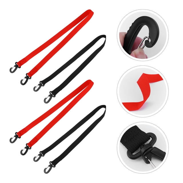 YSNOOWE 4Pcs Snowboard Boot Carrier Strap Nylon Durable Easy Carry Shoulder Sling for Ski Boot