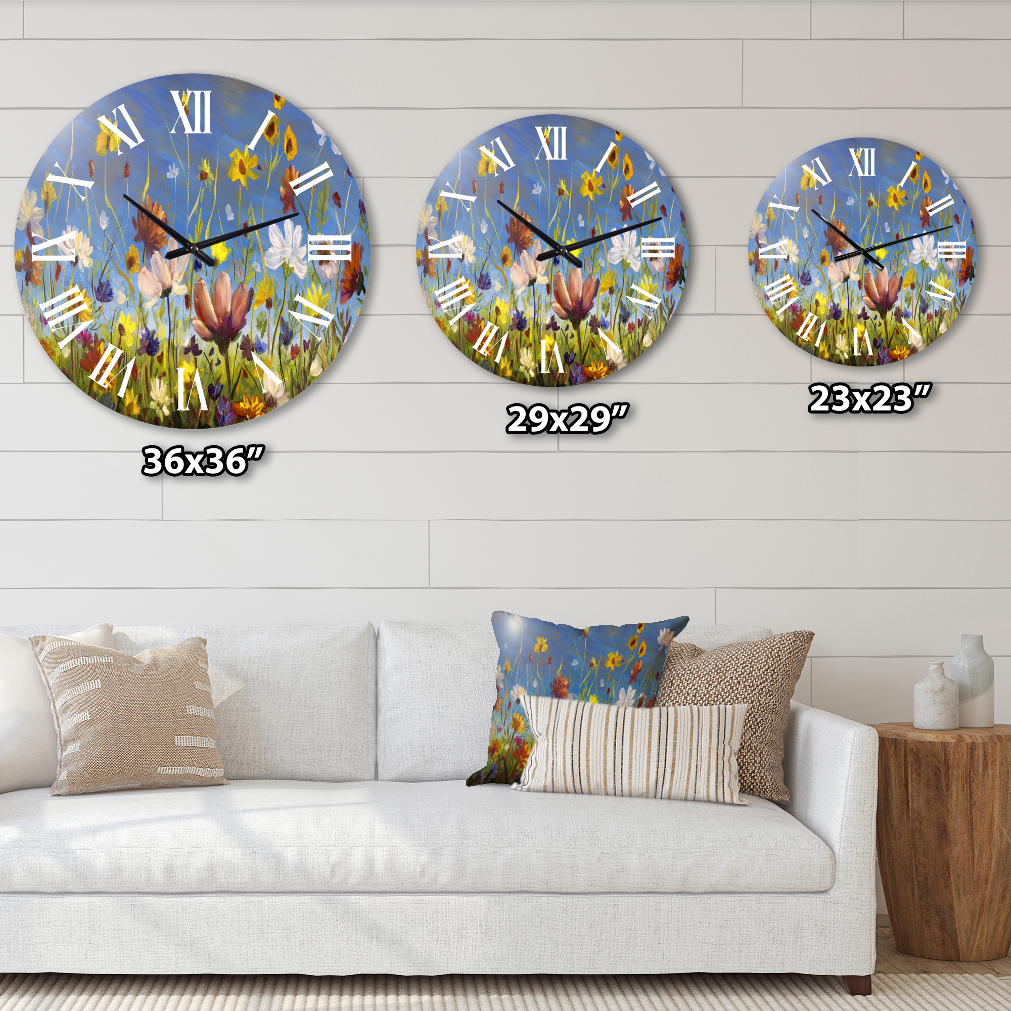 Designart 1 in Traditional Wall Clock