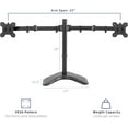 thumbnail image 4 of Dual LED LCD Monitor Standing Desk Stand for Screens up to HeavyDuty Fully Adjustable Arms with Max VESA xmm, 4 of 9