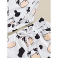 thumbnail image 7 of Suealasg Baby Girls 2Pcs Summer Clothes 3 6 12 18 Months Flying Sleeve Cow Print Romper Drawstring PP Shorts Sets Newborn Girls Western Outfit, 7 of 7