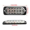 12 LED Truck Car Flash Strobe Emergency Warning Light 1224V Side