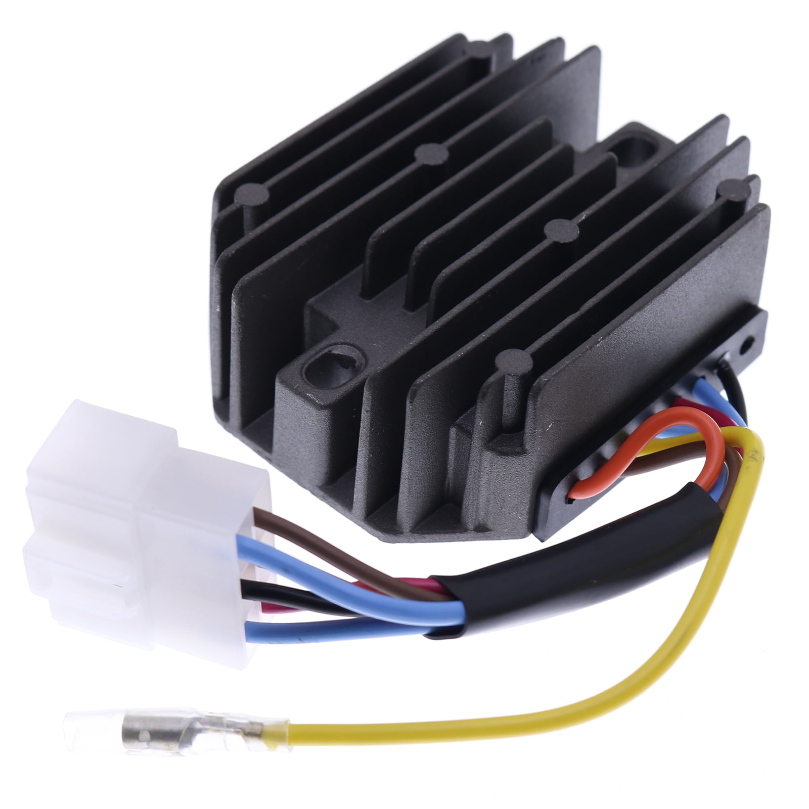 3tne74 Engine Parts Voltage Regulator Rectifier For Yanmar 3TNE74 Engine -  Compatible With 3D75 3D72 3D78 Models 119653-77711 Replacement 12V 280W 119640-77710レギュレータ整流器3TNE74 3D74E 3D68E 3D72ユニバーサルフィットアフタ