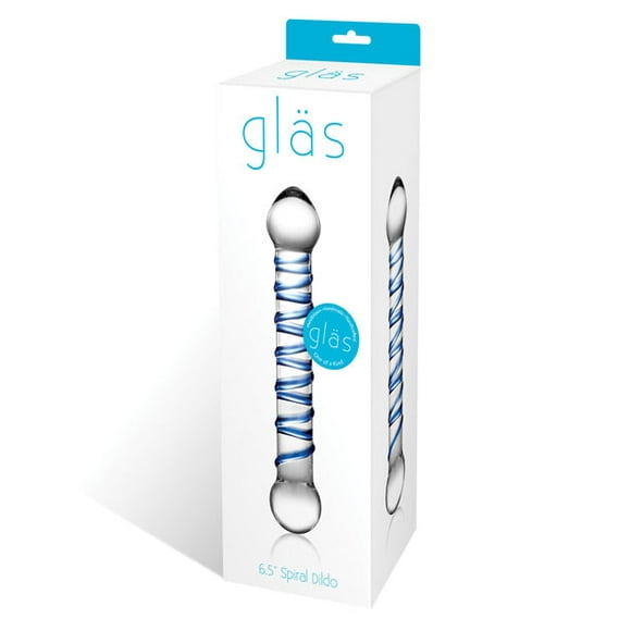 Glas 6.5" Spiral Dildo