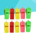 thumbnail image 4 of SNNROO Party whistle 10pcs Party Games Plastic Whistles with Lanyard (Random Color), 4 of 10