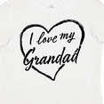thumbnail image 4 of Inktastic I Love My Grandad in Black Chalk Heart Boys or Girls Toddler T-Shirt, 4 of 5