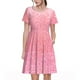 thumbnail image 1 of Easygdp Sparkly Glitter para Vestido Transpirable de Mujer, Vestido Suelto de Manga Corta con Pliegues y Bolsillos para el Verano, 1 of 6