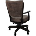 thumbnail image 2 of Swivel Wood Dining Caster Chair Classic in Negev Brown - Dark Walnut, 2 of 5
