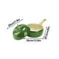 thumbnail image 4 of Avocado-Shaped Non-Stick Frying Pan, Durable Aluminum Cookware with Magnetic Steel Base, 4 of 8