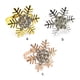 thumbnail image 5 of Yuarrent Decoración de mesa, diseño de copo de nieve de Navidad, suministro decorativo para el hogar, servilletas antioxidantes, círculos, hebilla de Mostrada Plata Yuarrent HA060540-02, 5 of 6