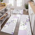 thumbnail image 2 of Pioneer Flower Floral Print Pattern Kitchen Rugs Sets Of 3,Kitchen Runner Rugs Non Skid Washable,Decorative Kitchen Floor Mats for Kitchen,Sink,Laundry,17"x30"+ 17"x47" + 17"x59", 2 of 6