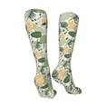 thumbnail image 3 of KLL Hawaiian Style Print Cool Socks Men's Women's Crew Socks Funny Crazy Novelty Stockings, 3 of 8