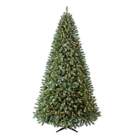 9 ft Pre-Lit Woodlake Spruce Artificial Christmas Tree with 850 Color-Changing LED Lights and Stand  by Holiday Time