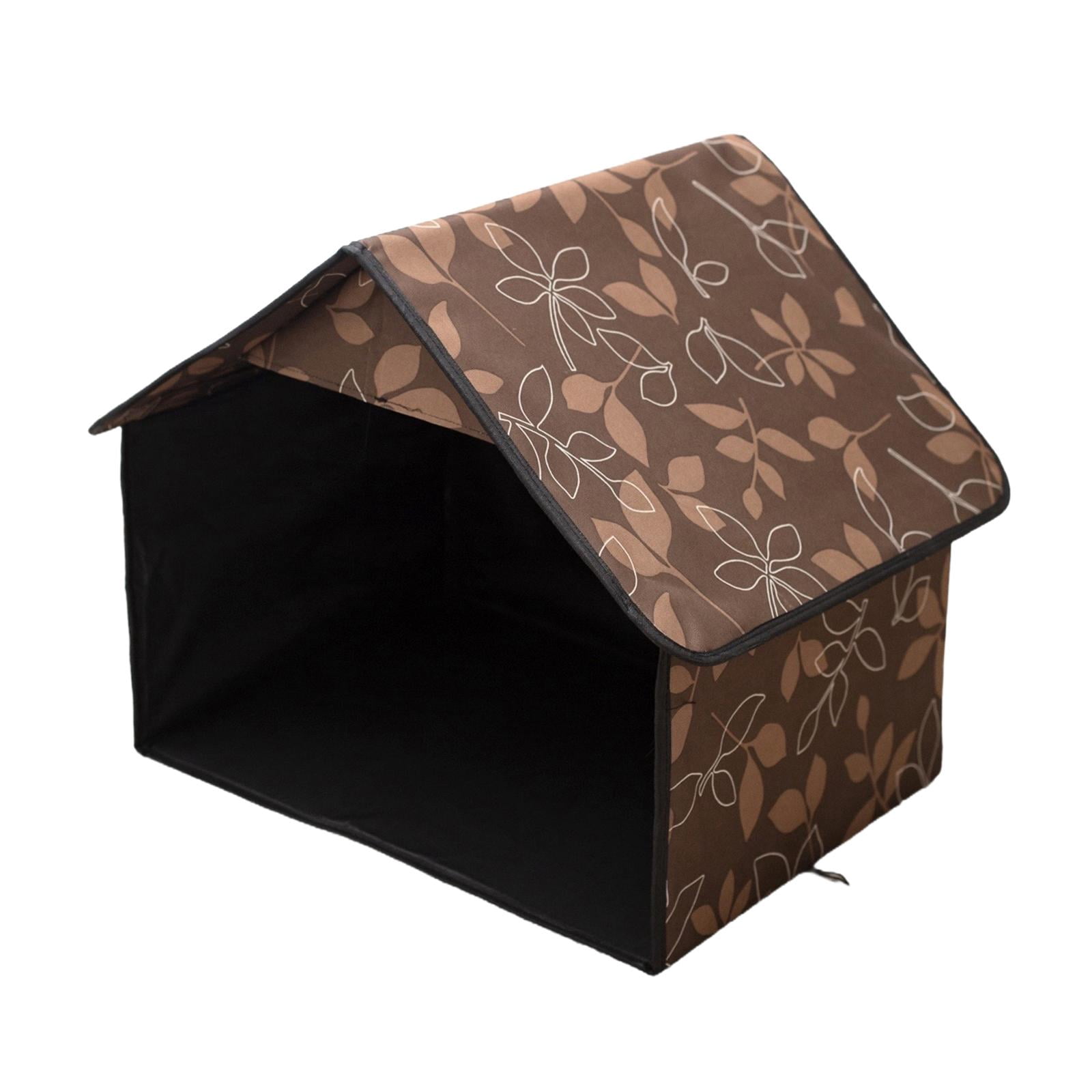 EHJRE Cat House for Outdoor Stray Cats Shelter Warm Comfortable All Seasons Homeless Pet Tent Kennel for Community Outside Backyard