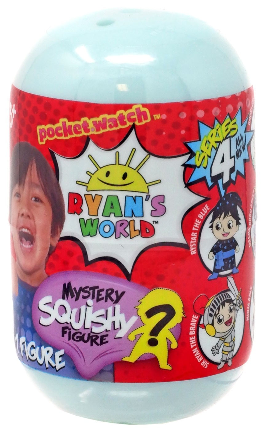 Lot of 3 RYANS World Series 3 Mystery Squishy Figures Capsules Brand New 