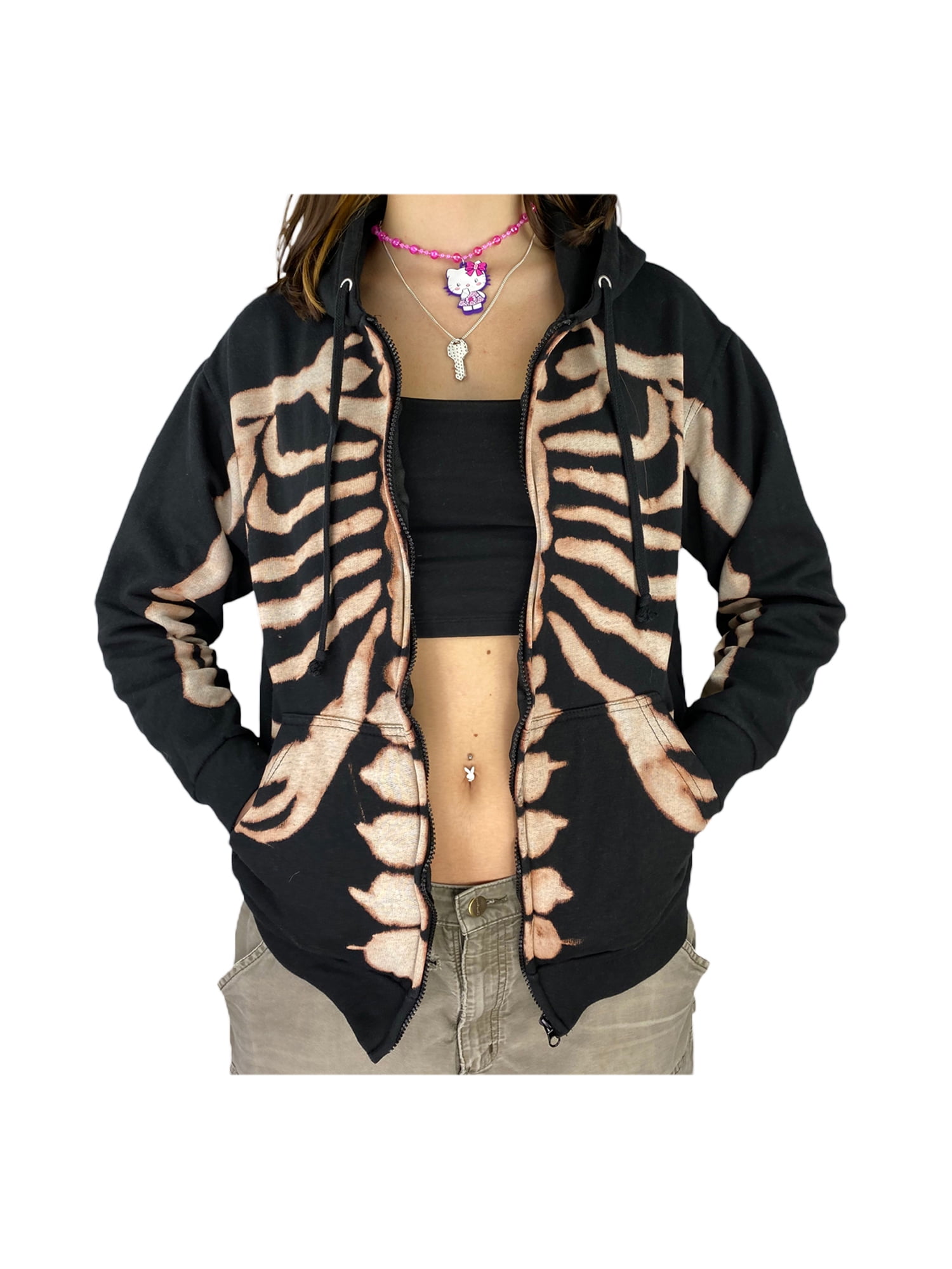 Trendy Print Jackets for Women Full Zip Up Leopard Crop Long Sleeve Y2K Jackets Fall Slim Party Club Open Front Coat