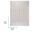 thumbnail image 6 of Livabliss x Our PNW Home Spokane Updated Traditional Area Rug,9'1" x 12', Light Gray, 6 of 10