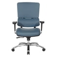 thumbnail image 3 of Back Manager's Chair in Dillon Blue Seat in Faux Leather, 3 of 10