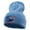 Sky Blue, variant on American Swimming Embroidered 12 Inch Long Knitted Beanie - Black OSFM