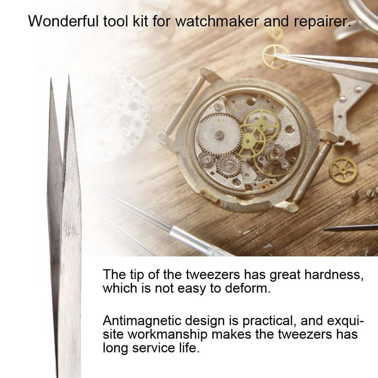 Watch repair tool Vetus peach tweezers elbow wood antimagnetic tweezers  special tweezers for pointer scale