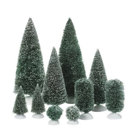 Department 56 Accessories for Department 56 Village Collections Bag-O-Frosted Topiaries