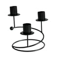 thumbnail image 3 of GROWTH TANK Candelabra Candle Holder Pillar Candles Holder for Decorating Tabletop Party black, 3 of 9