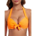 thumbnail image 3 of RELLECIGA Women's Push Up Bikini Top Knot Front Underwire Bathing Suit, 3 of 7